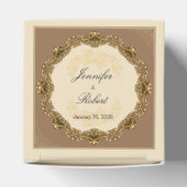 ビクトリアン金ゴールドのフレ結婚ーム フェイバーボックス (上部)