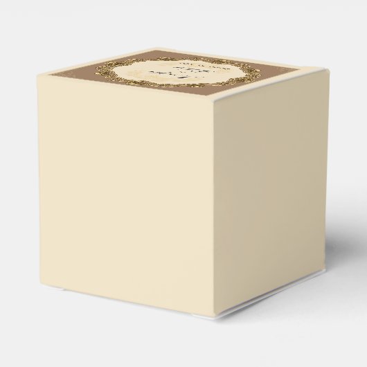 ビクトリアン金ゴールドのフレ結婚ーム フェイバーボックス (裏面サイド)