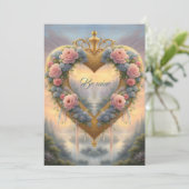 ビクトリアン金ハート、花とことわざ シーズンカード (スタンド正面)