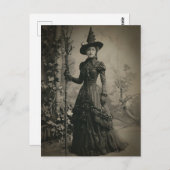 ビクトリアン魔女のセピア・ポートレート ポストカード (正面/裏面)