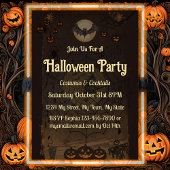 ビクトリアン魔術 大人のハロウィーンレトロパーティー 招待状