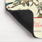 ビクトリアン鳥 マウスパッド (コーナー)