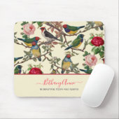 ビクトリアン鳥 マウスパッド (マウス)