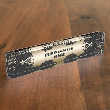 ビクトリアン黒と金ゴールド