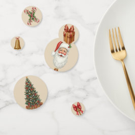 ビクトリアン・ウォーターカラー・サンタ・クリスマスコレクション コンフェッティ