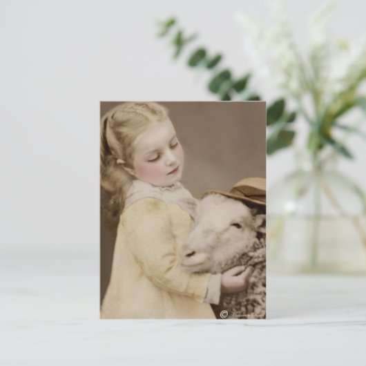 ビクトリアン・エドワード期のセピア調手彩色ポストカード11 ポストカード (スタンド正面)