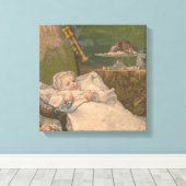 ビクトリアン・エレガンス: 赤ちゃんの世界 キャンバスプリント (インサイチュ (ウッドフロア))