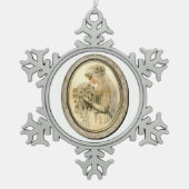 ビクトリアン クラシック ウェディング ブライド クリスマス オーナメント (正面)