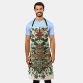 ビクトリアン/クラシックVintageクリスマス エプロン (着用した状態)