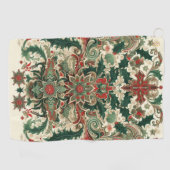 ビクトリアン/クラシックVintageクリスマス ゴルフタオル (横)