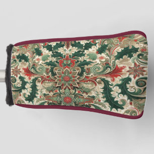 ビクトリアン/クラシックVintageクリスマス ゴルフヘッドカバー