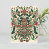 ビクトリアン/クラシックVintageクリスマス シーズンカード (スタンド正面)