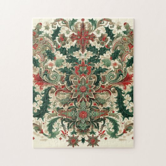 ビクトリアン/クラシックVintageクリスマス ジグソーパズル (縦)