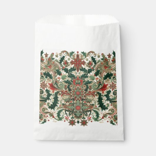 ビクトリアン/クラシックVintageクリスマス フェイバーバッグ (正面)