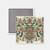 ビクトリアン/クラシックVintageクリスマス マグネット (正面/裏面)