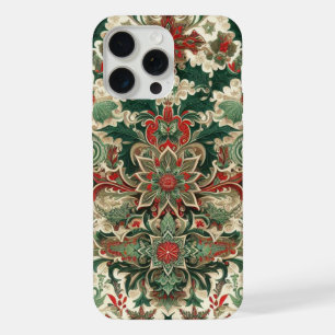 ビクトリアン/クラシックVintageクリスマス iPhone 15 Pro Maxケース