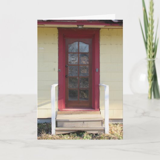 「ビクトリアン ゲートウェイ」誕生日カード カード (正面)