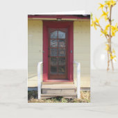 「ビクトリアン ゲートウェイ」誕生日カード カード (黄色い花)