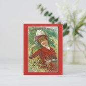 ビクトリアン コルセットの広告 ポストカード (スタンド正面)