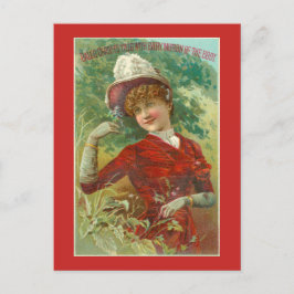 ビクトリアン コルセットの広告 ポストカード