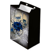 ビクトリアン ダークブルーローズ エフェメラ ミディアムペーパーバッグ (正面アングル)