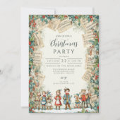 ビクトリアン・チョア メリー・クリスマス 招待状 (正面)