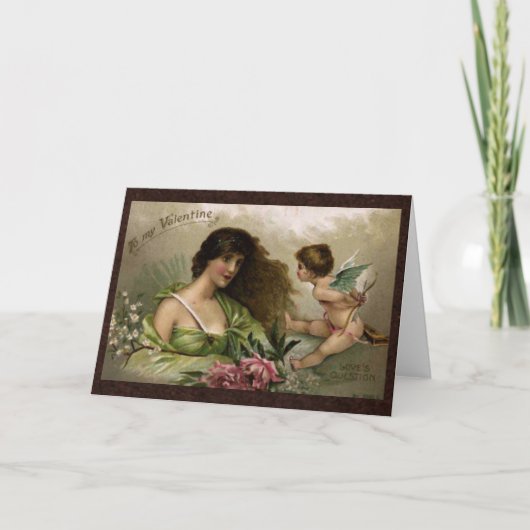 ビクトリアン・トゥ・マイ・バレンタイン 愛の問い シーズンカード (正面)