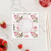 ビクトリアン パーティー テーブルウェア フローラル ペーパーナプキン スタンダードカクテルナプキン (インサイチュ)