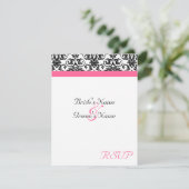 ビクトリアン フューシャ ウェディング マッチング RSVP (スタンド正面)