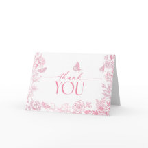 ビクトリアン フローラル ピンクとホワイト バタフライ