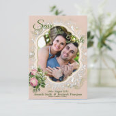 ビクトリアン ブッシュ ガーデン グリーン セーブ・ザ・デート (スタンド正面)