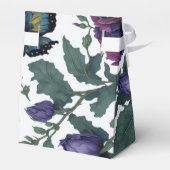 ビクトリアン プルパル マジェンタ フローラル バタフライ フェイバーボックス (裏面サイド)