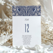 ビクトリアン ラブ バーズ テーブル ナンバー カード