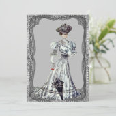 ビクトリアン レディー ウェディング 招待状 (スタンド正面)