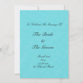 ビクトリアン レディー ウェディング 招待状 (裏面)