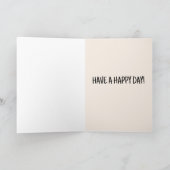 ビクトリアン レディ ヴィンテージ グリーティング カード (内部)