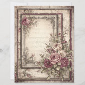 ビクトリアン&レーススクラップブック紙 (正面)