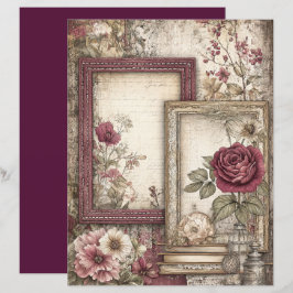 ビクトリアン&レーススクラップブック紙