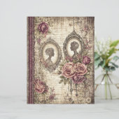 ビクトリアン&レーススクラップブック紙 (スタンド正面)