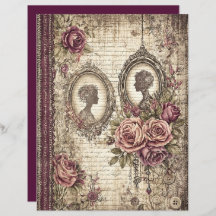 ビクトリアン&レーススクラップブック紙