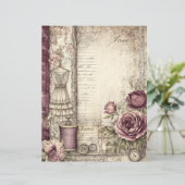 ビクトリアン&レーススクラップブック紙 (スタンド正面)