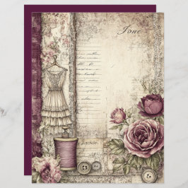 ビクトリアン&レーススクラップブック紙