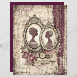 ビクトリアン&レーススクラップブック紙