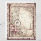 ビクトリアン&レーススクラップブック紙 (正面)