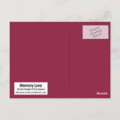 ビクトリアン・ローズの花輪の少女 ポストカード (裏面)