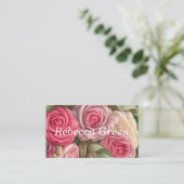 ビクトリアン・ローズ・ガーデン - ウェディング・ブーケ 名刺 (スタンド正面)