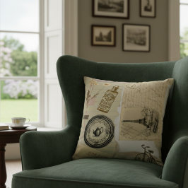 ビクトリアン ヴィンテージ ステッカー 枕