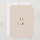 ビクトリアン ヴィンテージ ブライズメン 招待状 (裏面)