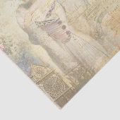 ビクトリアン ヴィンテージ 女性 ドレスメーカー デコパージュ 薄葉紙 (詳細)