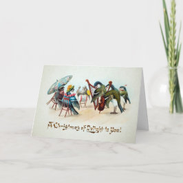 ビクトリアン 鳥のクリスマス カード